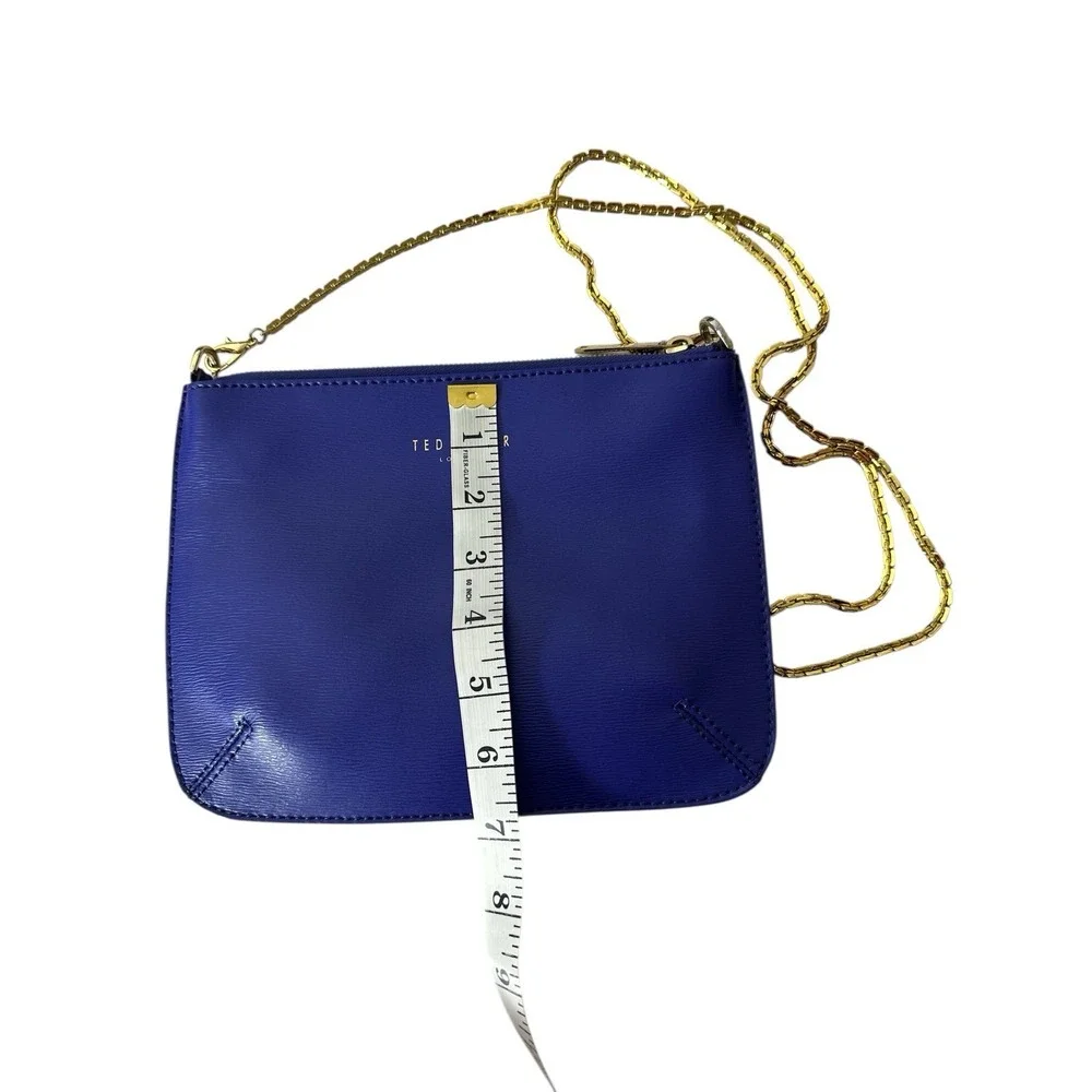 TED BAKER Crossbody Purse Bag Small Leather Handbag Designer Cocktail Elegant‎